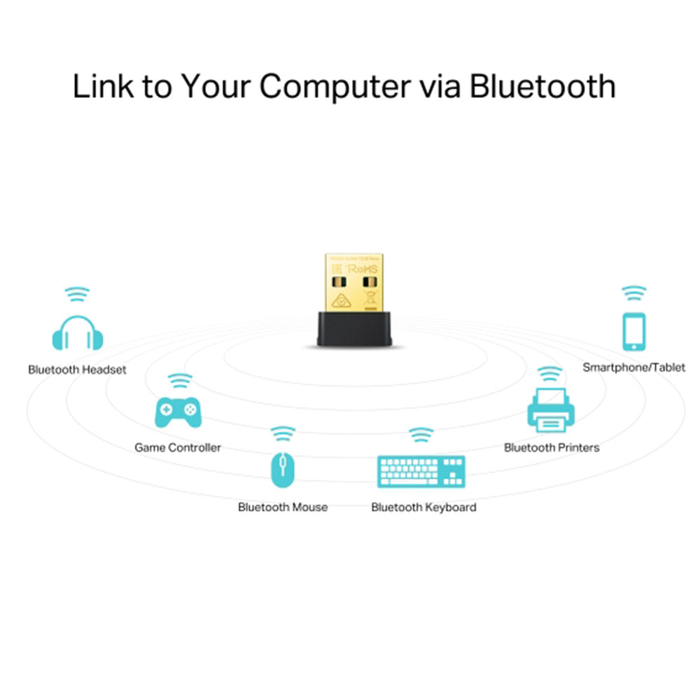 محول USB لاسلكي بلوتوث نانو تي بي لينك 600 ميجابايت في الثانية