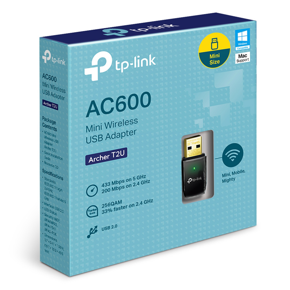 TP-Link Archer T2U Wireless 600Mbps