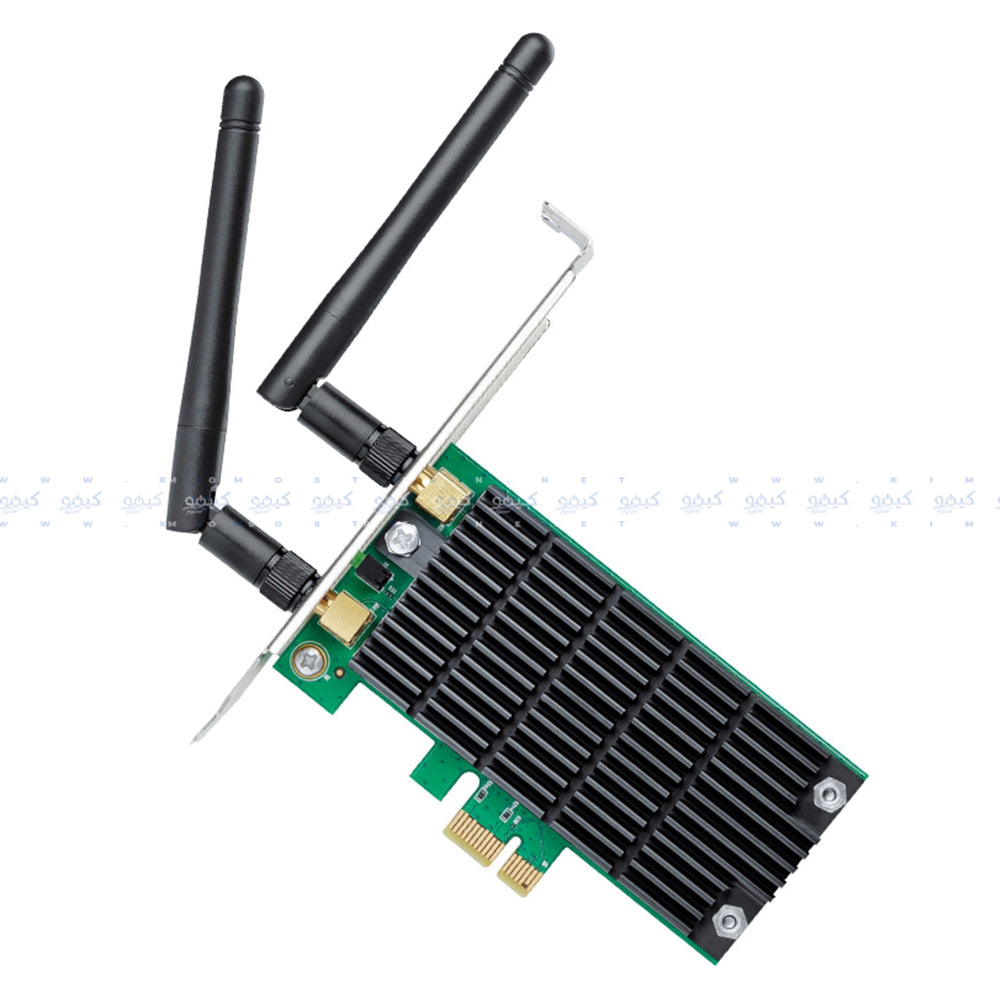 كارت لان تى بي لينك بي سي اي اكسبريس لاسلكي 1200 ميجابايت في الثانية Archer T4E AC1200 Dual Band