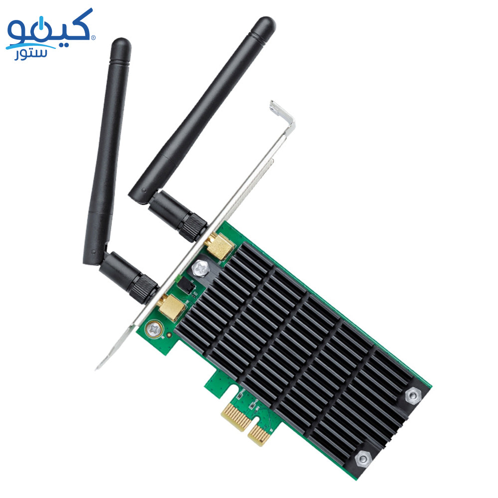 كارت لان تى بي لينك بي سي اي اكسبريس لاسلكي 1200 ميجابايت في الثانية Archer T4E AC1200 Dual Band
