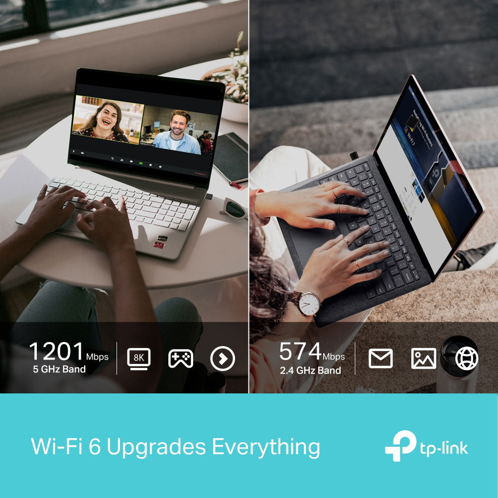 TP-Link Archer Nano Dual Band Wi-Fi 6 Wireless USB Adapter 1800Mbps