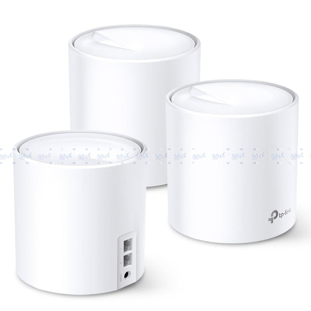 نظام شبكة Wi-Fi 6 للمنزل بالكامل تي بي لينك 3 قطع 1800 ميجابايت/ثانية Deco X20 AX1800 