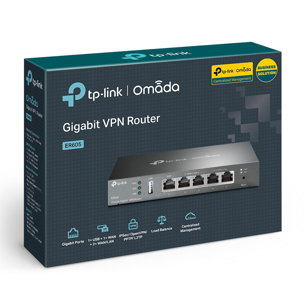 TP-Link ER605 Omada Gigabit VPN Router 