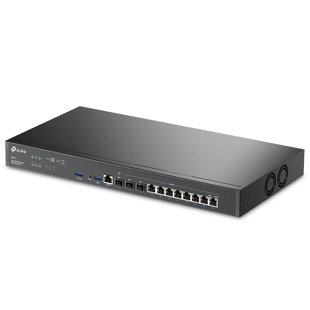 راوتر تي بي لينك 10 منافذ + 1 منفذ وحدة تحكم  ER8411 Omada Gigabit VPN
