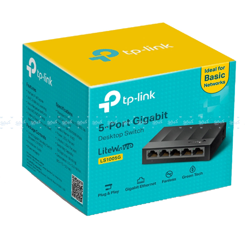 TP-Link LS1005G Desktop Switch 5 Ports 10/100/1000Mbps