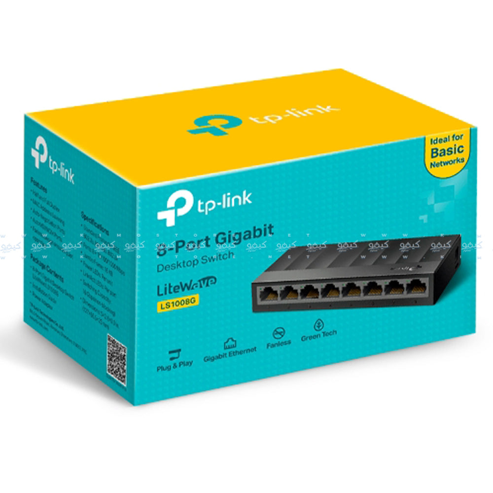 TP-Link LS1008G Desktop Switch 8 Ports 10/100/1000Mbps