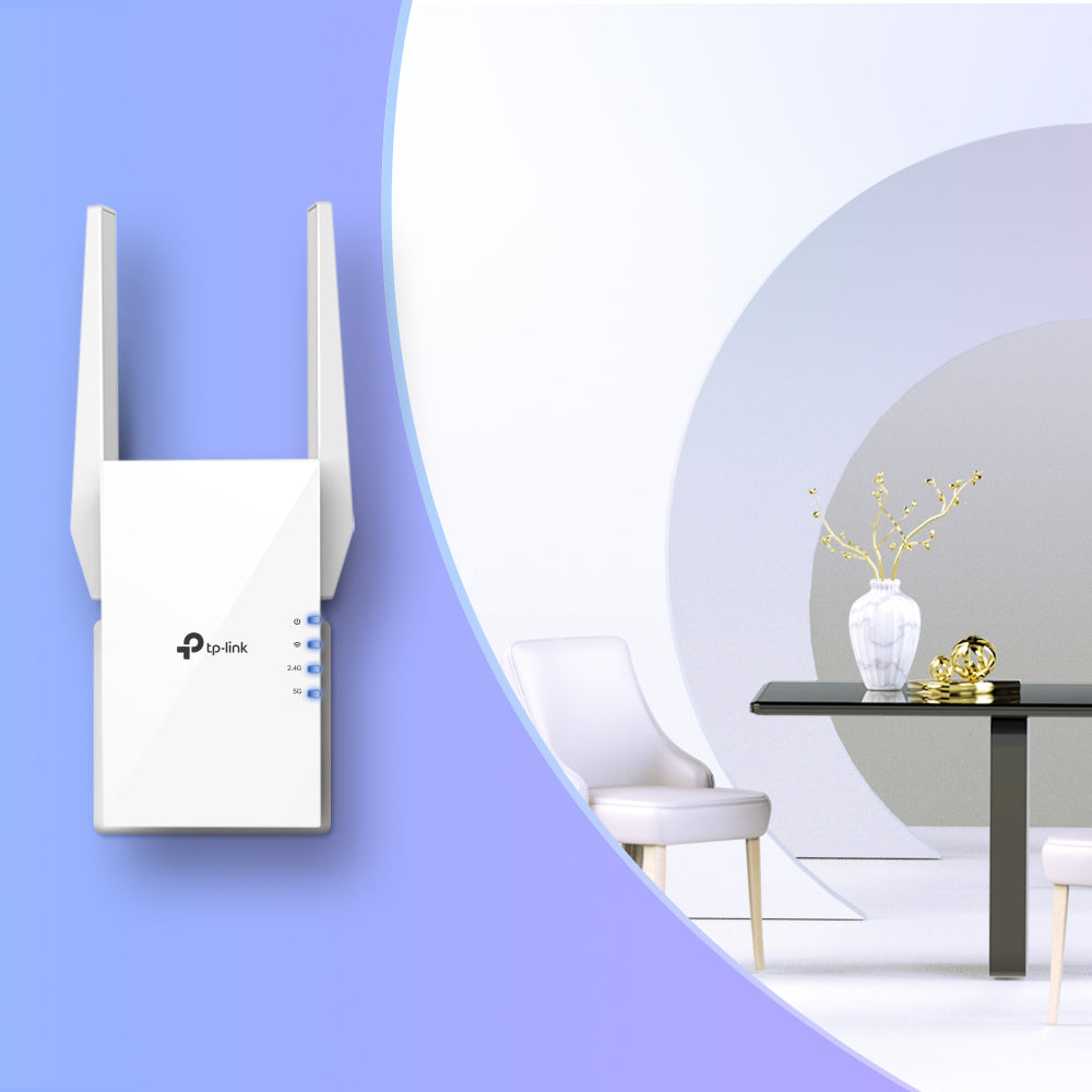 TP-Link RE505X AX1500 Wi-Fi 6 Range Extender 1 Port 2 Antenna 1500Mbps