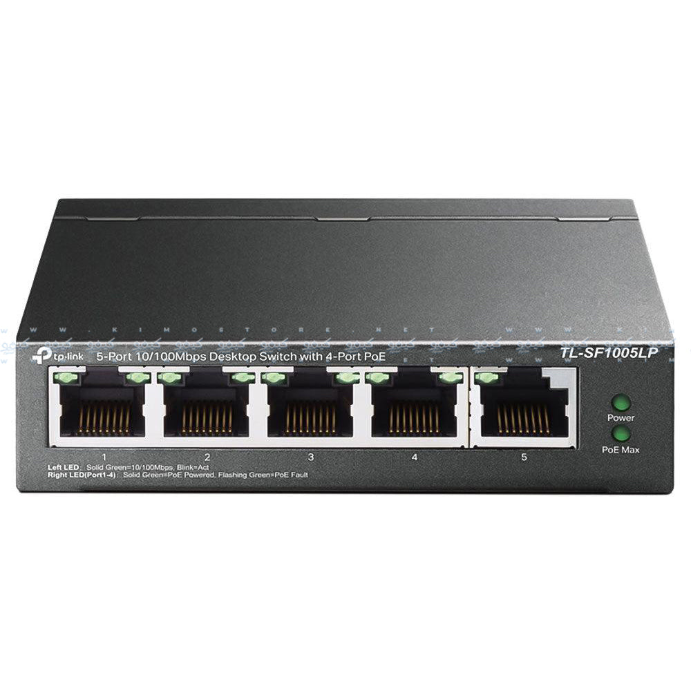TP-Link TL-SF1005LP Unmanaged Desktop Switch 4 Ports PoE 10/100Mbps + 1 Port 10/100Mbps 41W