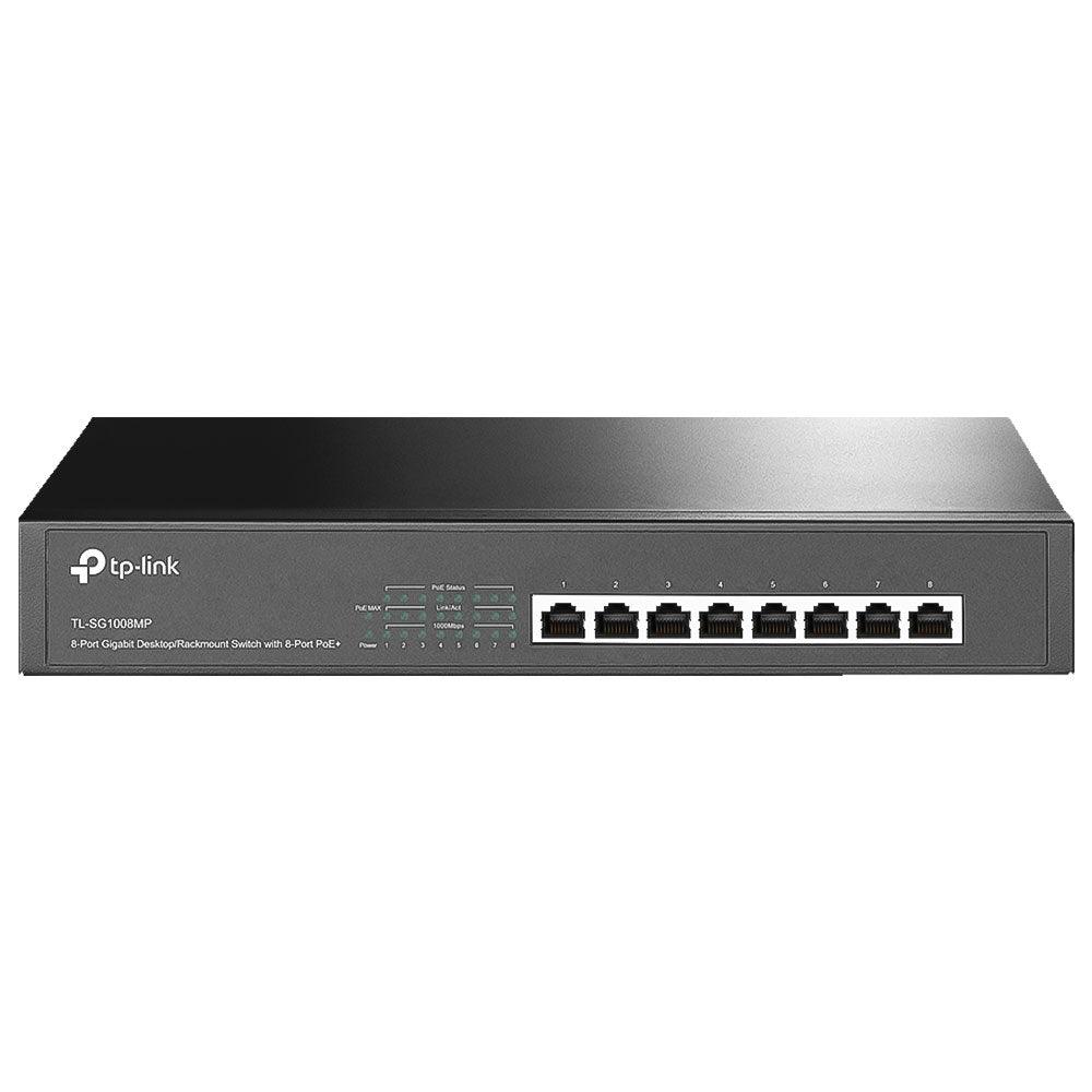 TP-Link TL-SG1008MP Unmanaged Rackmount PoE+ Switch 8 Port 10/100/1000Mbps 153W