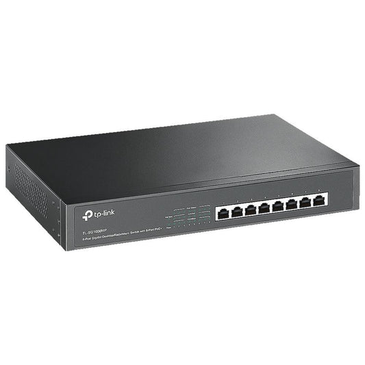 سويتش تي بي لينك 8 منافذ 1000/100/10 ميجابت في الثانية PoE+ 153 وات TL-SG1008MP Unmanaged Rackmount