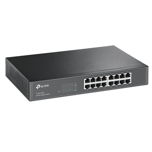 سويتش تي بي لينك 16 منفذ 10/100/1000 ميجابت في الثانية Unmanaged Rackmount/Desktop TL-SG1016D