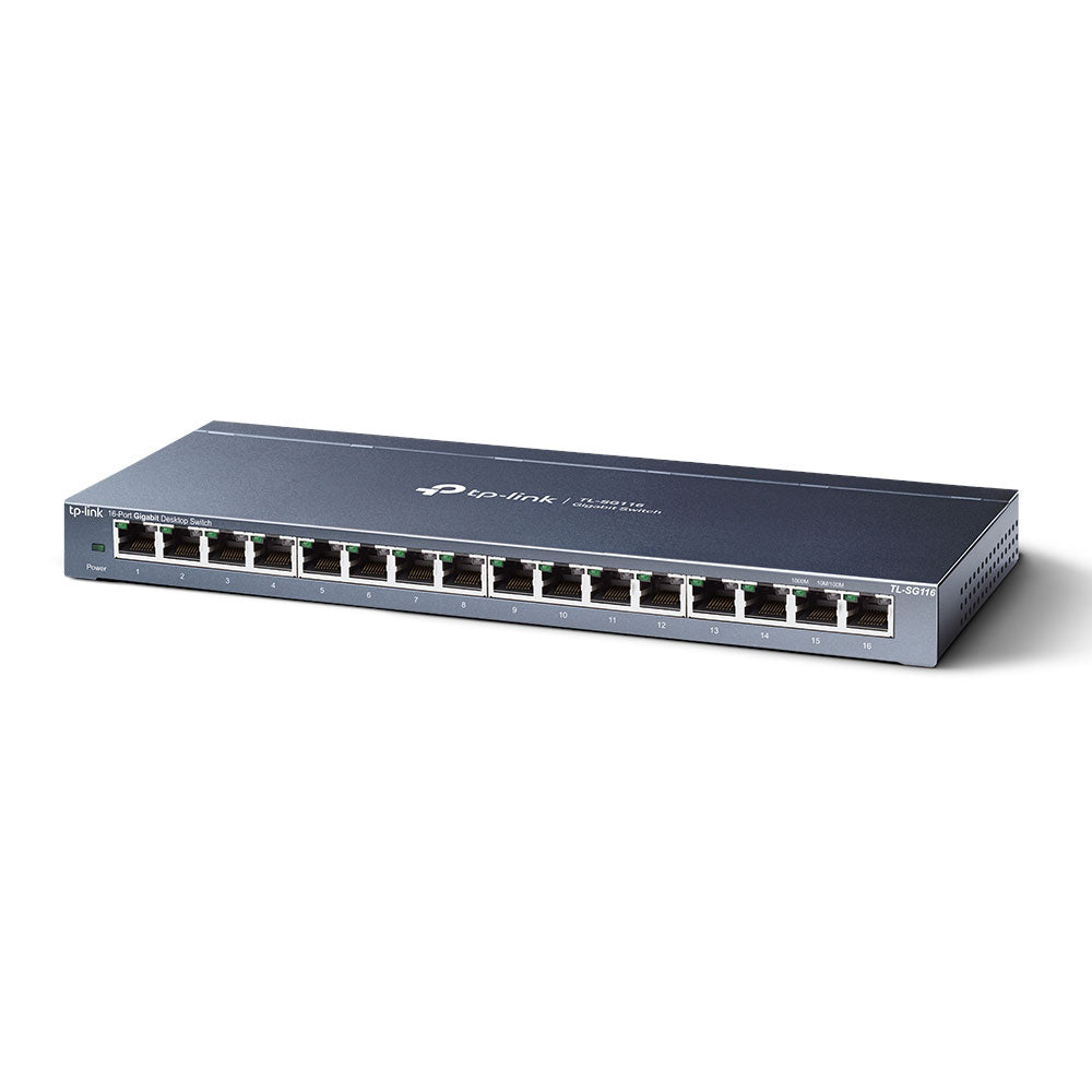 TP-Link TL-SG116 Unmanaged Desktop Switch 16 Ports 10/100/1000Mbps
