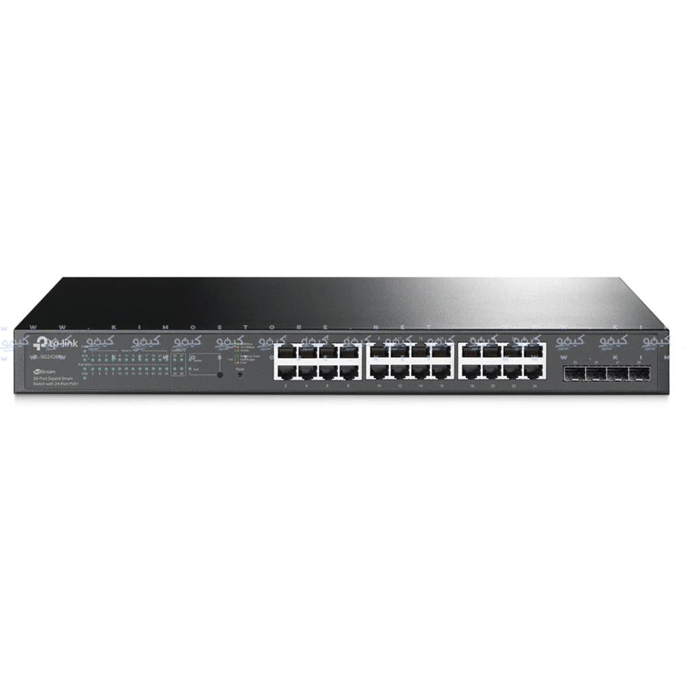 TP-Link TL-SG2428P Smart Managed Rackmount Switch 24 Ports PoE+ 10/100/1000Mbps + 4 Ports SFP 10/100/1000Mbps