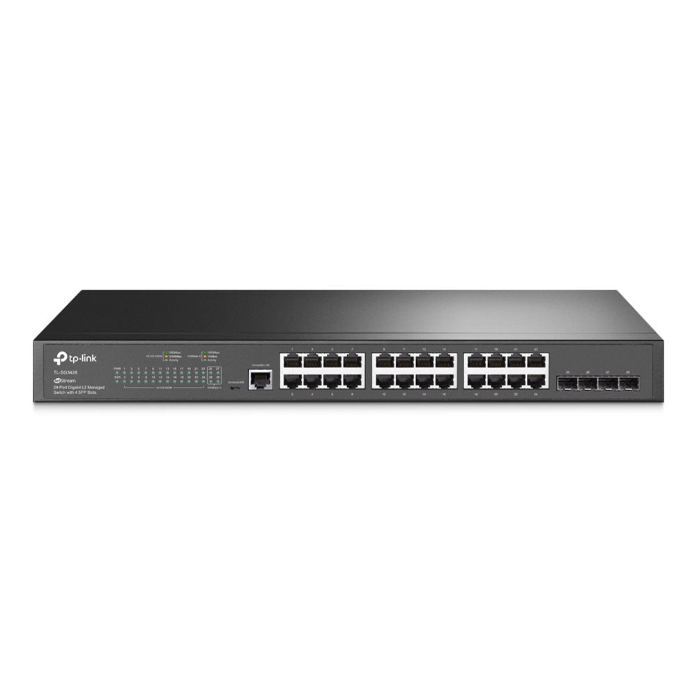 TP-Link TL-SG3428 JetStream L2+ Managed Rackmount and Fiber Switch 