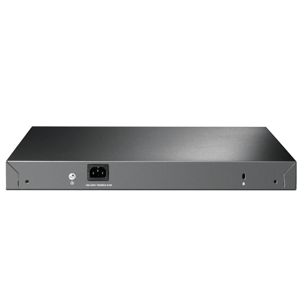 TP-Link JetStream L2+ Managed Rackmount and Fiber Switch 24 Port PoE 101001000Mbps + 4 Port Gigabit SFP