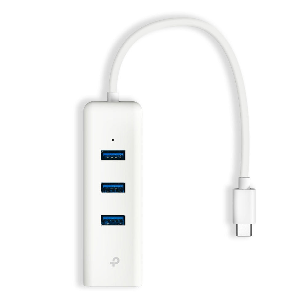 محول تايب سي  2 في 1 تي بي لينك 3 منافذ مع إيثرنت UE330C 
