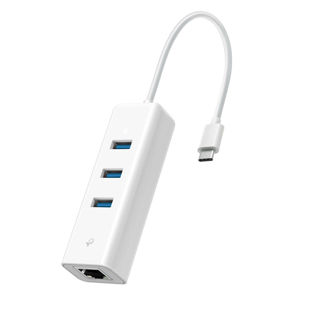 محول تايب سي  2 في 1 تي بي لينك 3 منافذ مع إيثرنت UE330C 