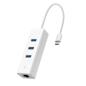 محول تايب سي  2 في 1 تي بي لينك 3 منافذ مع إيثرنت UE330C 