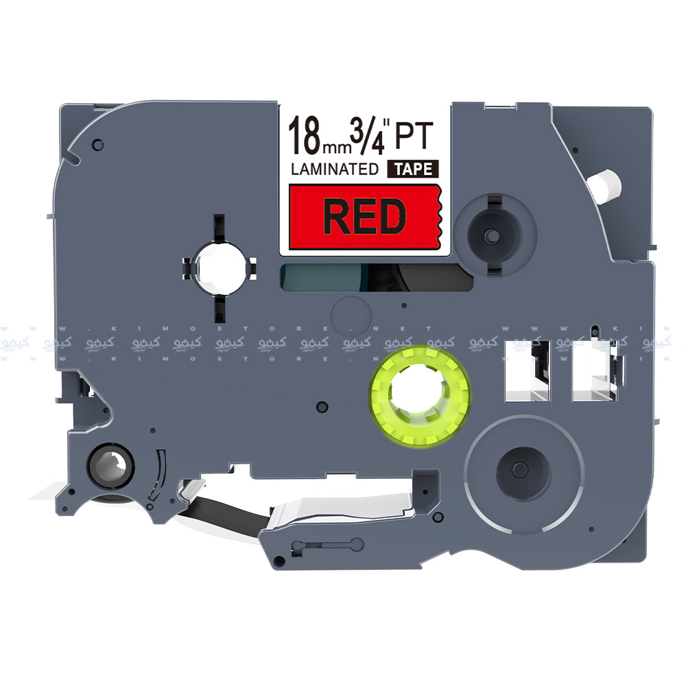 TZ2-441 Black on Red Label Tape