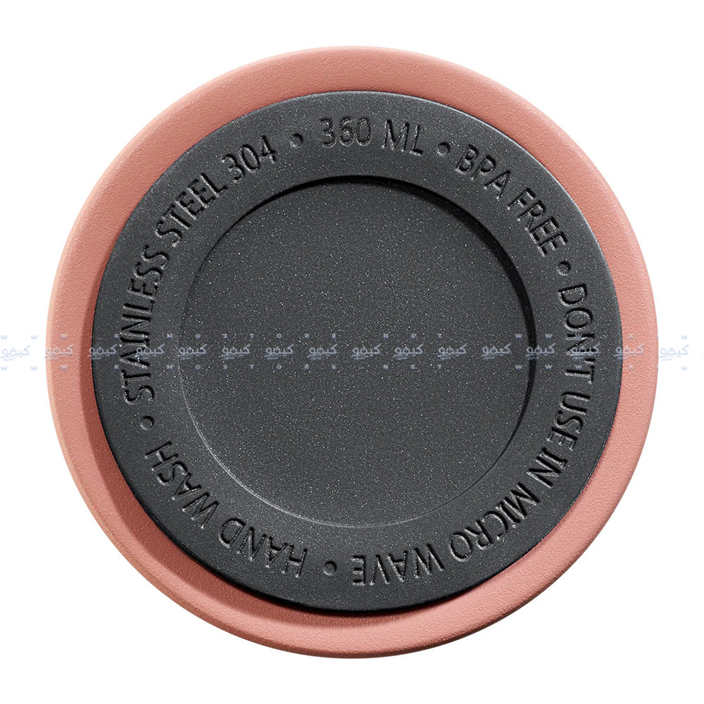 Tank Me Stainless Steel Thermal Mug Tumbler Easy Sip-Push Button 360ml