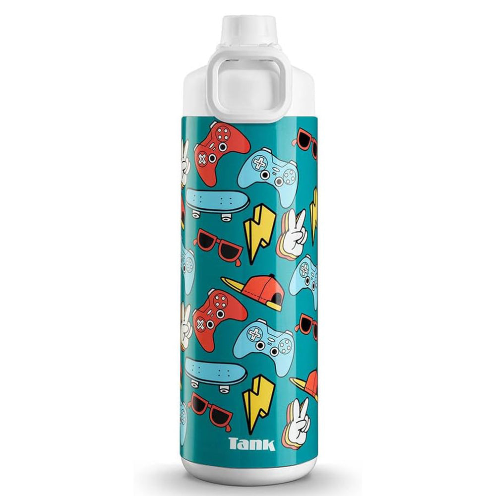 Tank Me Super Cool Mini Printed Water Bottle 0.65L