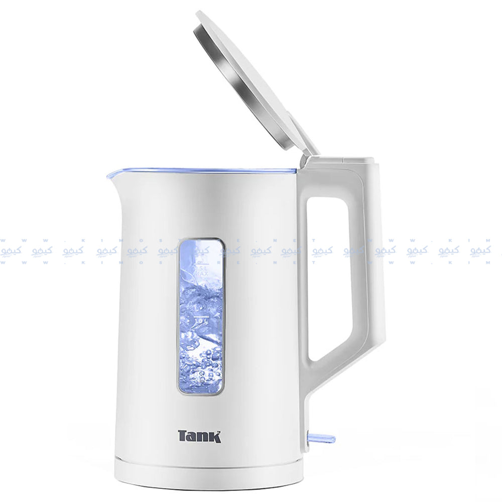 غلاية تانك 1.5 لتر 1500 وات Safe Touch DG-2338 - فضي