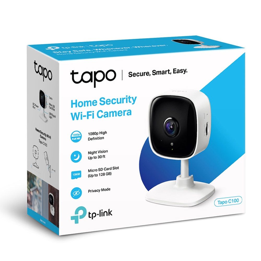 Tapo C100 Wi-Fi Indoor Security Camera 2MP 3.3mm (Mic)