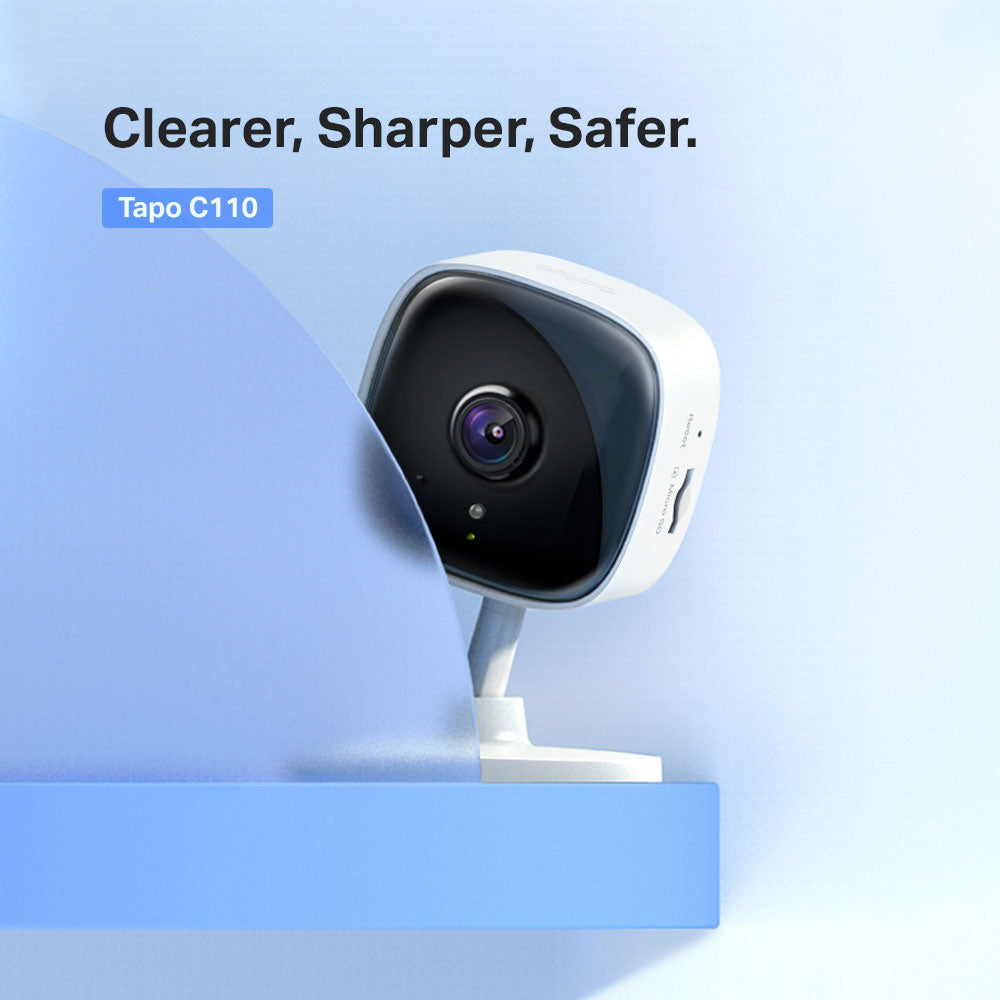 Tapo C110 Wi-Fi Indoor Security Camera 3MP 3.3mm (Mic)