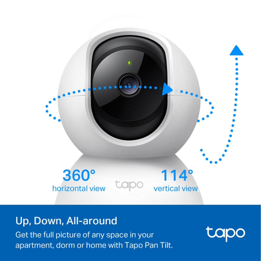 Tapo C200C Wi-Fi Pan & Tilt Indoor Security Camera 2MP 