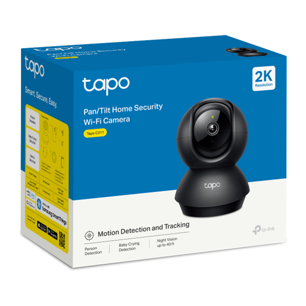 Tapo C211 Wi-Fi Pan & Tilt Indoor Security Camera 2K 3MP 4mm (Mic)