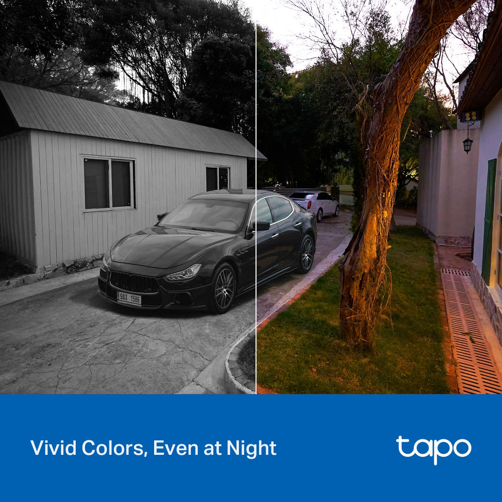 Tapo C216 Wi-Fi Pan & Tilt Indoor & Outdoor Security Camera 2K 3MP 4mm (Mic) (Full Color)