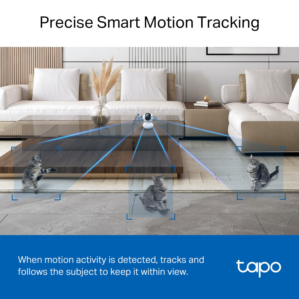 Tapo Wi-Fi Pan & Tilt AI Indoor Security Camera