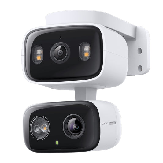 Tapo C246D Dual Lens Wi-Fi Pan & Tilt AI Indoor & Outdoor Security Camera 2K 3MP+3MP 2.8-6mm  (Mic) (Full Color)