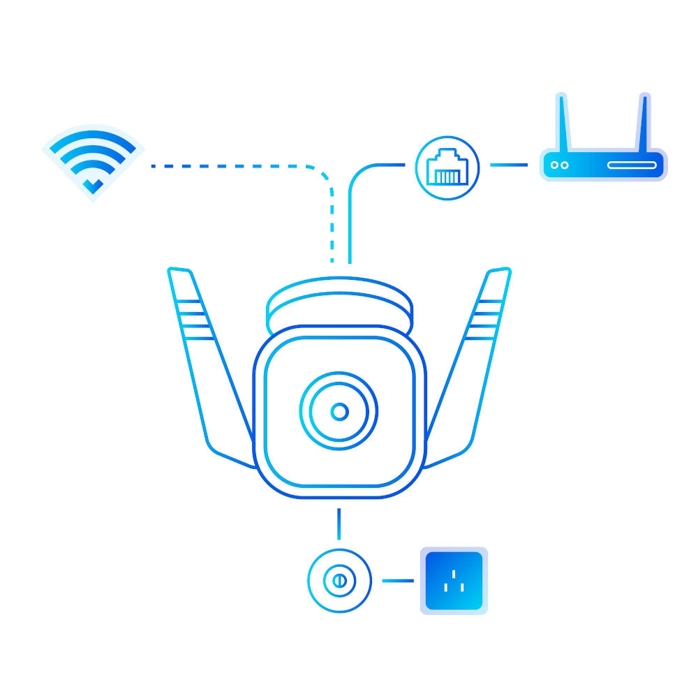 Tapo C310 V2.20 Wi-Fi Outdoor Security Camera 2K 3MP 3.9mm (Mic)