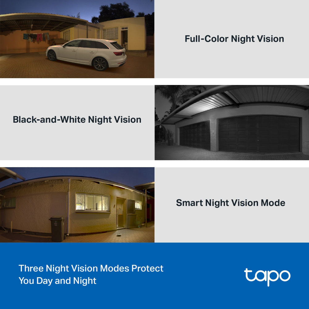Tapo TC41 Wi-Fi Pan & Tilt Outdoor Security Camera 2K 3MP 3.9mm 