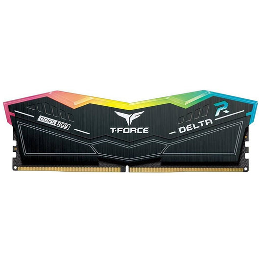 رام تيم جروب 32 جيجابايت 6000 ميجاهرتز T-FORCE DELTA DDR5 RGB - اسود