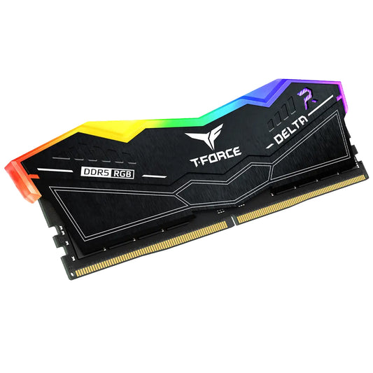 رام تيم جروب 32 جيجابايت 6000 ميجاهرتز T-FORCE DELTA DDR5 RGB - اسود