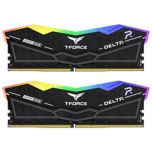 رام تيم جروب 64 جيجابايت (2×32 جيجابايت) 6000 ميجاهرتز T-FORCE DELTA DDR5 RGB CL38