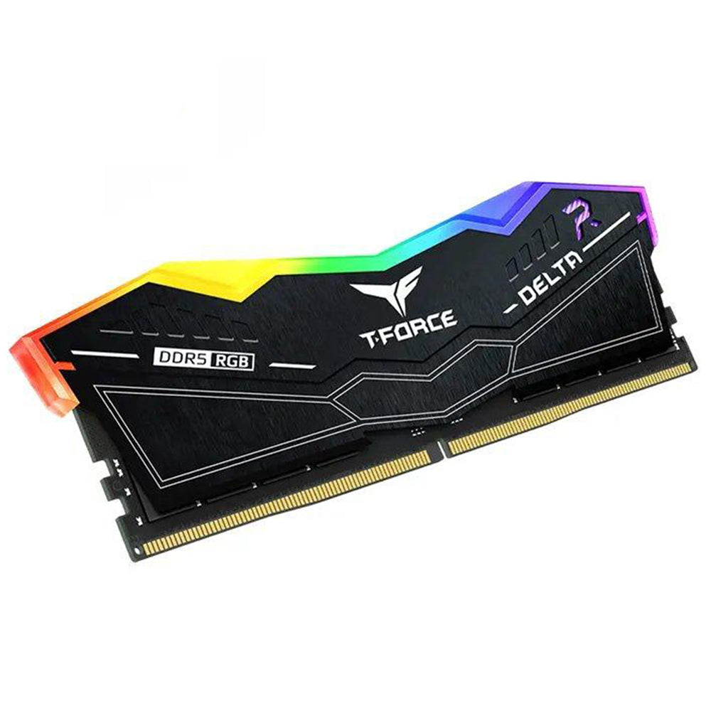 رام تيم جروب 64 جيجابايت (2×32 جيجابايت) 6400 ميجاهرتز T-FORCE Delta RGB DDR5 