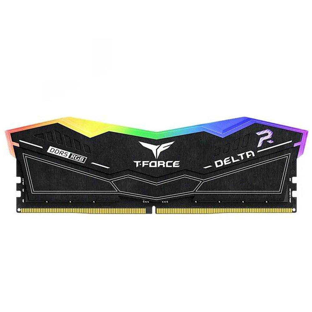 رام تيم جروب 64 جيجابايت (2×32 جيجابايت) 6400 ميجاهرتز T-FORCE Delta RGB DDR5 