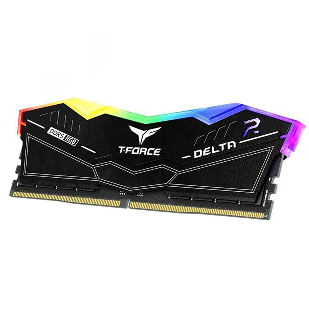 رام تيم جروب 64 جيجابايت (2×32 جيجابايت) 6400 ميجاهرتز T-FORCE Delta RGB DDR5 