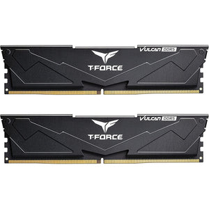 رام تيم جروب 32 جيجابايت (2×16 جيجابايت) 6400 ميجاهرتز T-FORCE VULCAN DDR5 - أسود