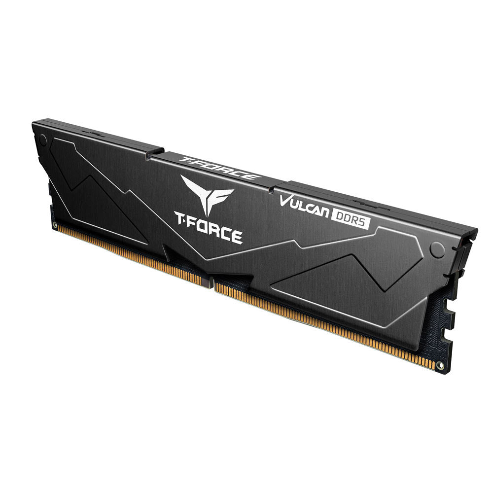 رام تيم جروب 32 جيجابايت (2×16 جيجابايت) 6400 ميجاهرتز T-FORCE VULCAN DDR5 - أسود