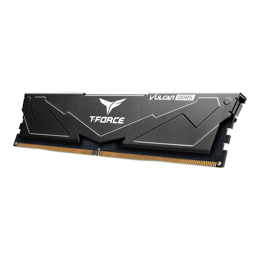 رام تيم جروب 32 جيجابايت (2×16 جيجابايت) 6400 ميجاهرتز T-FORCE VULCAN DDR5 - أسود