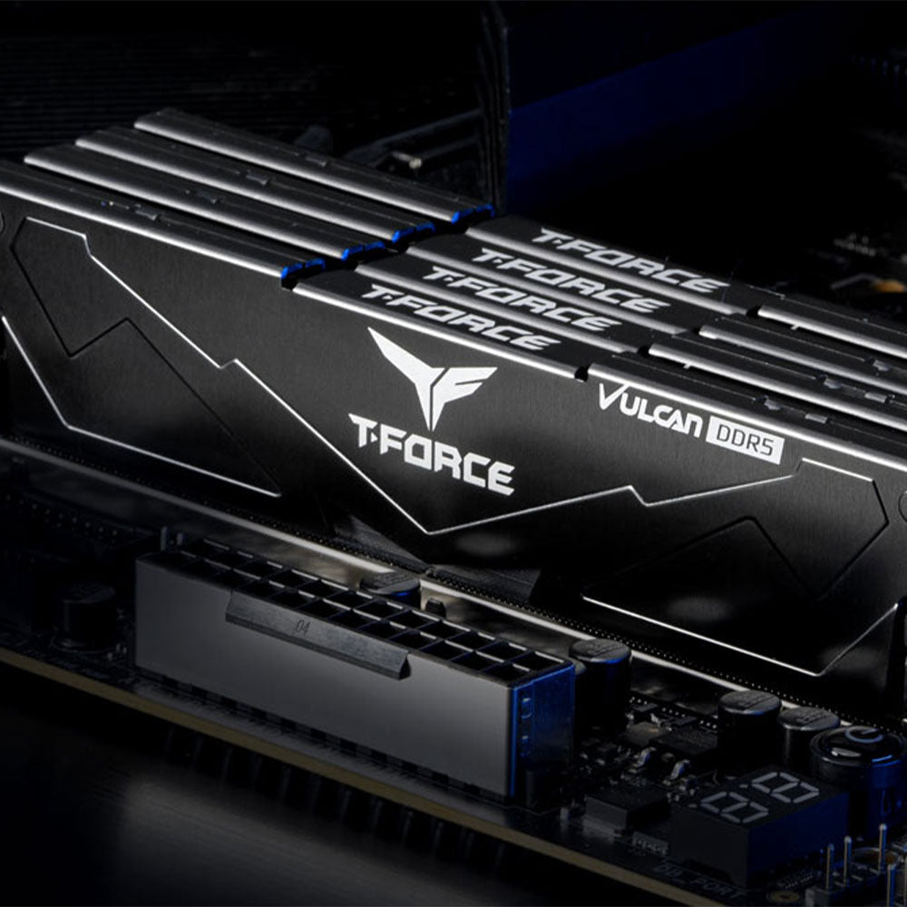 رام تيم جروب 32 (2x 16GB) جيجابايت 6000 ميجاهرتز T-FORCE Vulcan DDR5 RGB