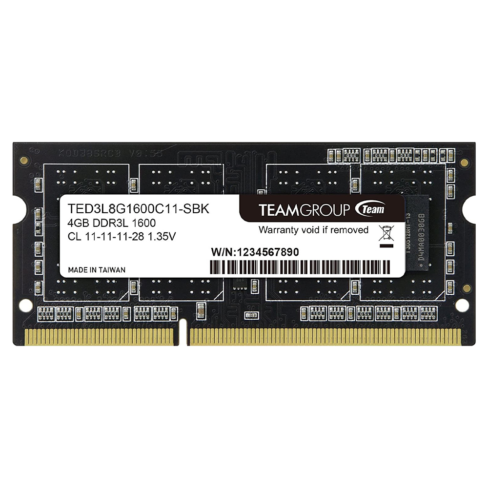 Teamgroup Team Elite RAM For Laptop 8GB DDR3L 1600MHz