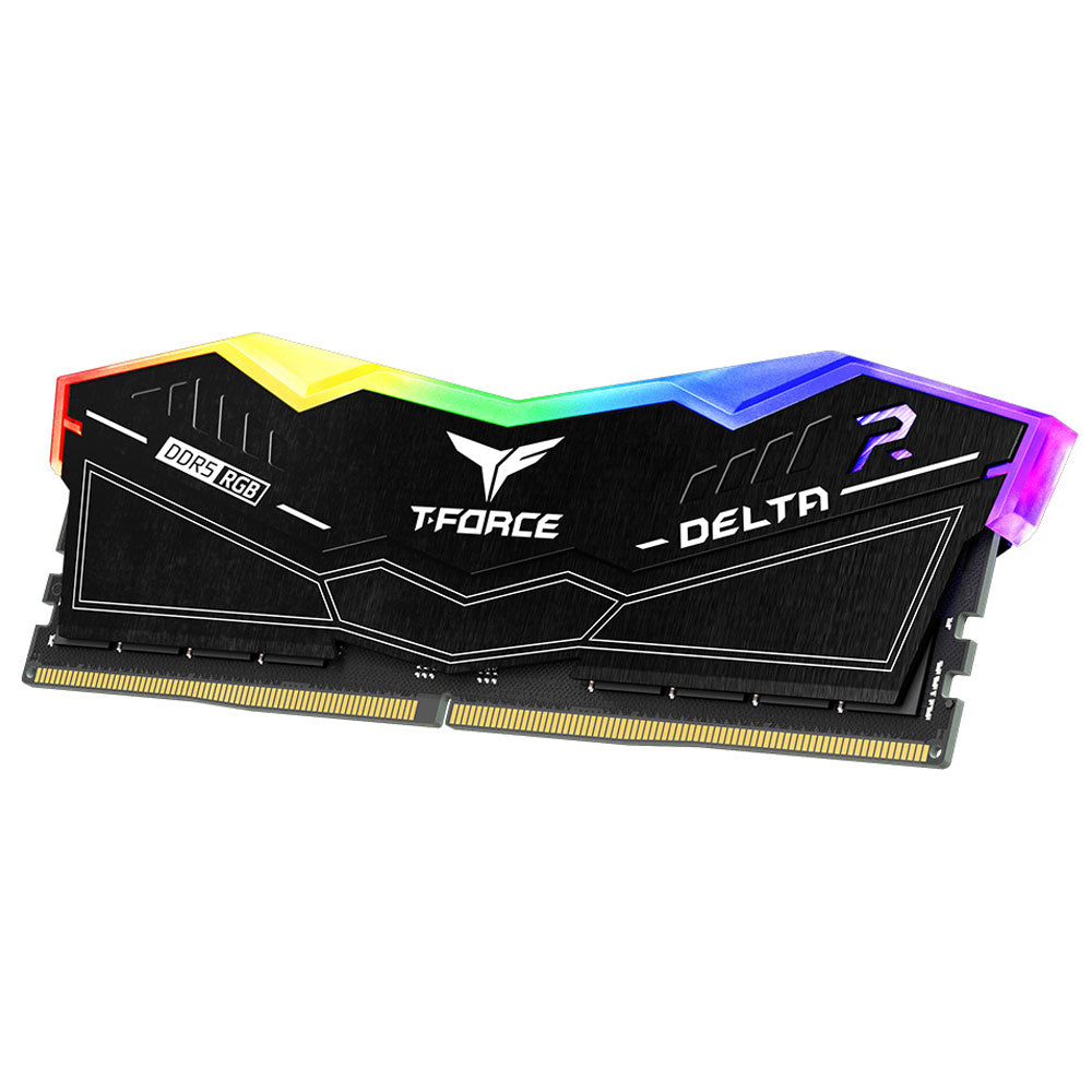 رام تيم جروب 64 جيجابايت (2×32 جيجابايت) 6000 ميجاهرتز T-FORCE DELTA DDR5 RGB
