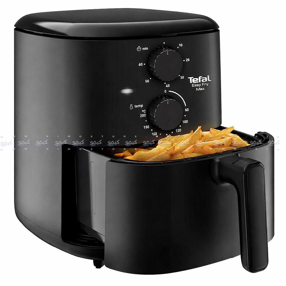 قلاية هوائية تيفال 5 لتر 11550 وات  Easy Fry Max Mechanical EY2418EG - أسود