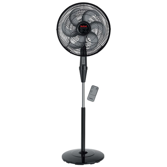 Tefal Stand Fan With Remote Silence Force VG4130EE 16 Inch - Black