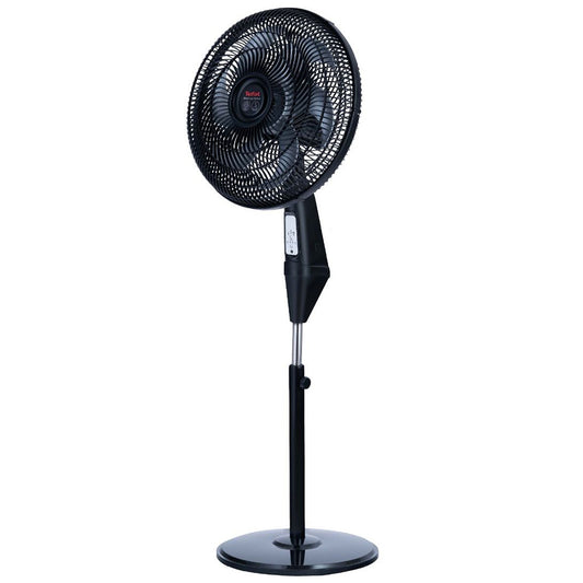 Tefal Stand Fan With Remote Silence Force VG4130EE 16 Inch - Black